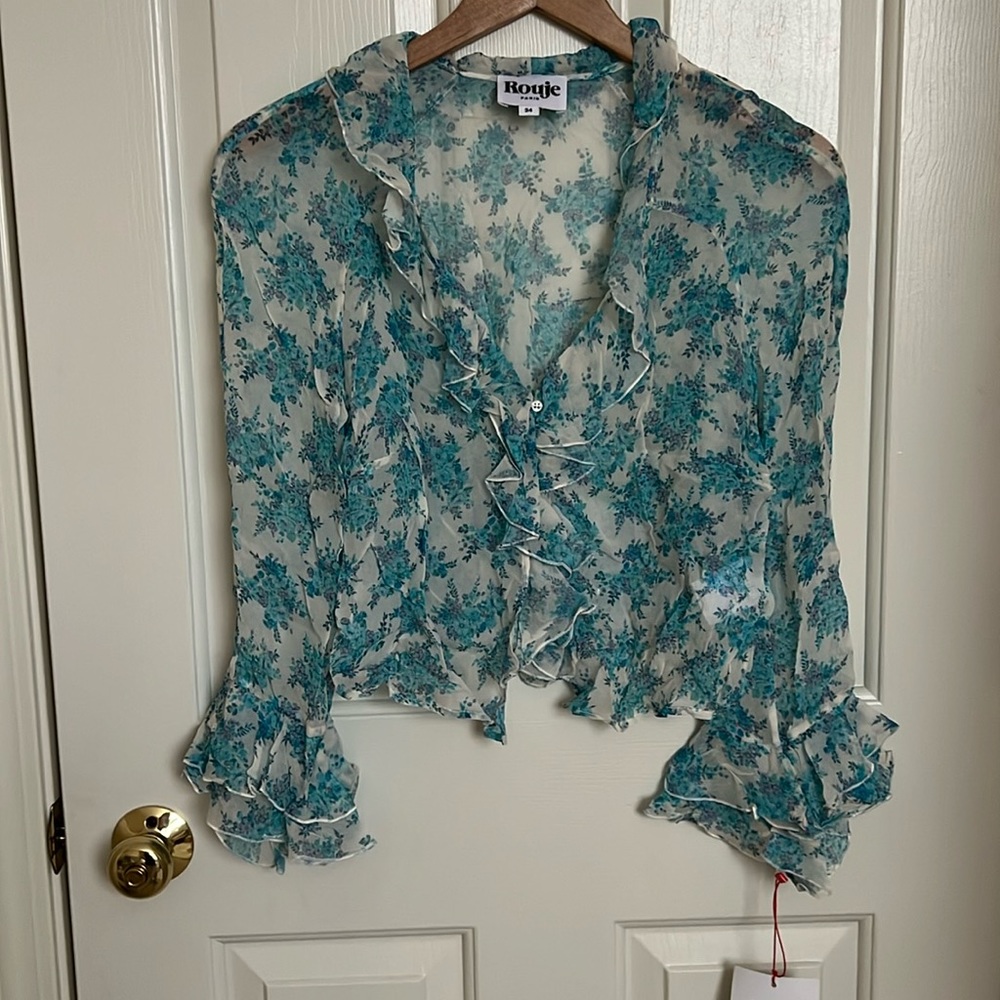 Rouje Floral Blouse Size 34